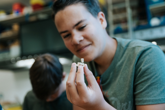 techniek werkstuk dichtbij